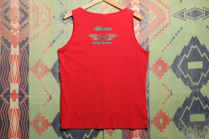 Harley Davidson Red Tank Top  Size XXXL