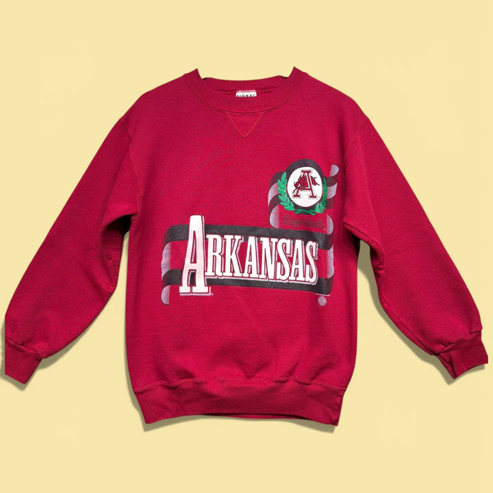 Vintage University of Arkansas 90s Sweatshirt Size Medium