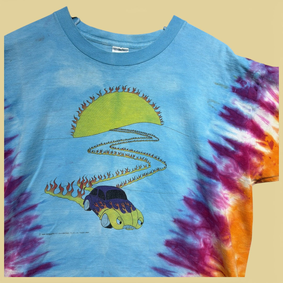Vintage VW Bug 90s Tie Dye T Shirt Size XL