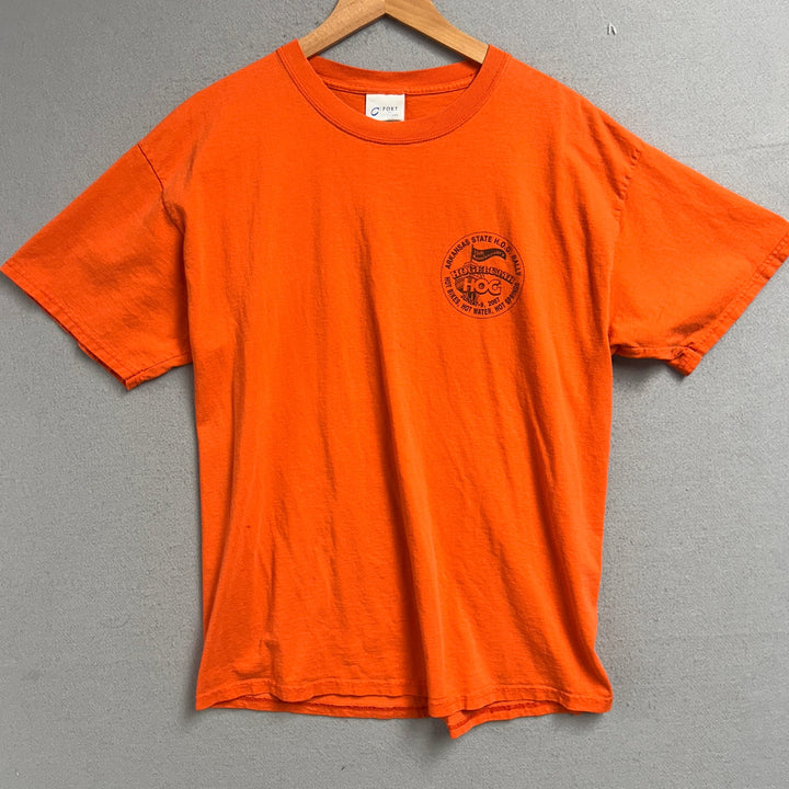 Vintage Arkansas Harley owners Group T Shirt Size Large