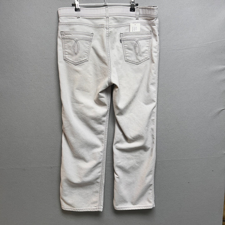 Vintage Levis With A Skosh More Room Jeans Mens 36x27 Light Wash Denim USA