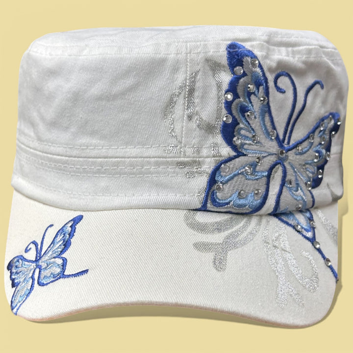 Vintage Y2K Cadet Butterfly Strapback Hat