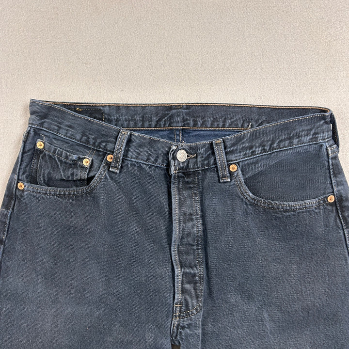 Vintage Levi's 501 Made in USA 1996 Dark Blue Jeans Size 32