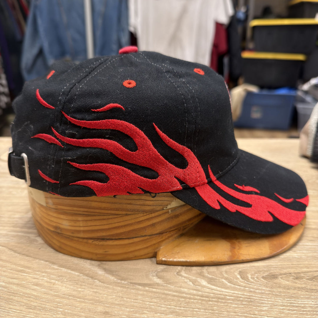 Vintage Y2K Kenworth Flames Strap Back Hat