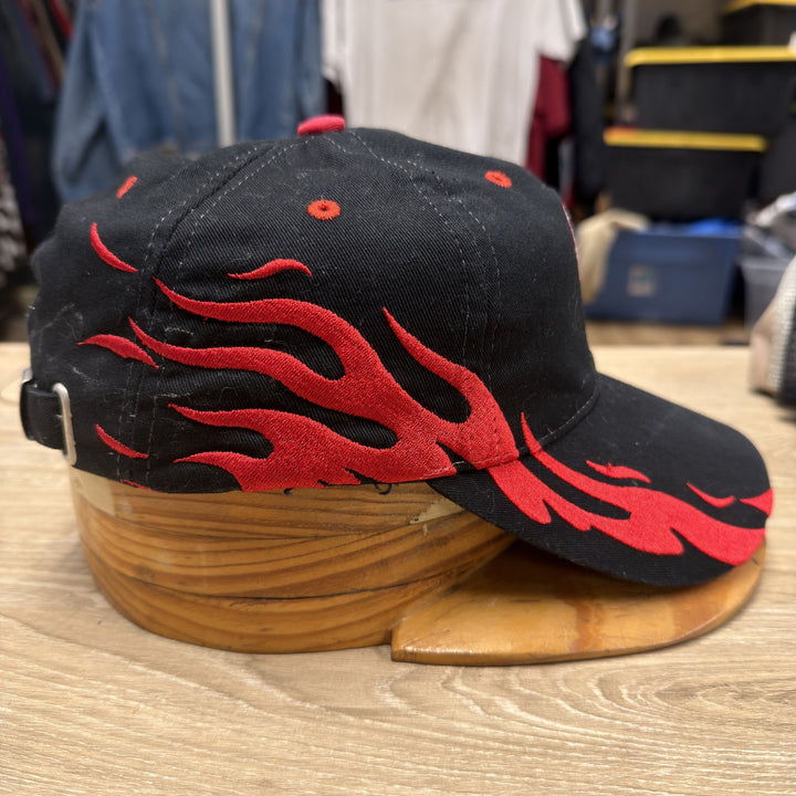 Vintage Y2K Kenworth Flames Strap Back Hat