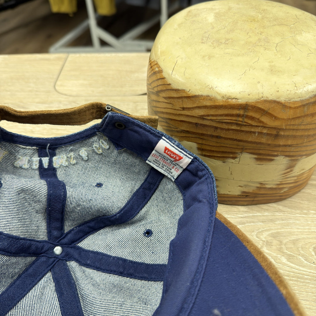 Vintage 90s Levi's Denim Strap Back Hat