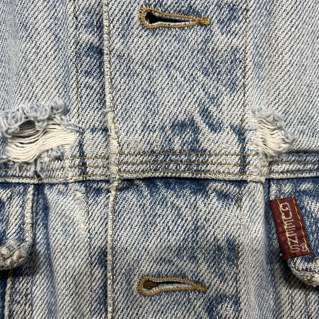 Vintage 90s Queens Denim Jacket Size  Medium