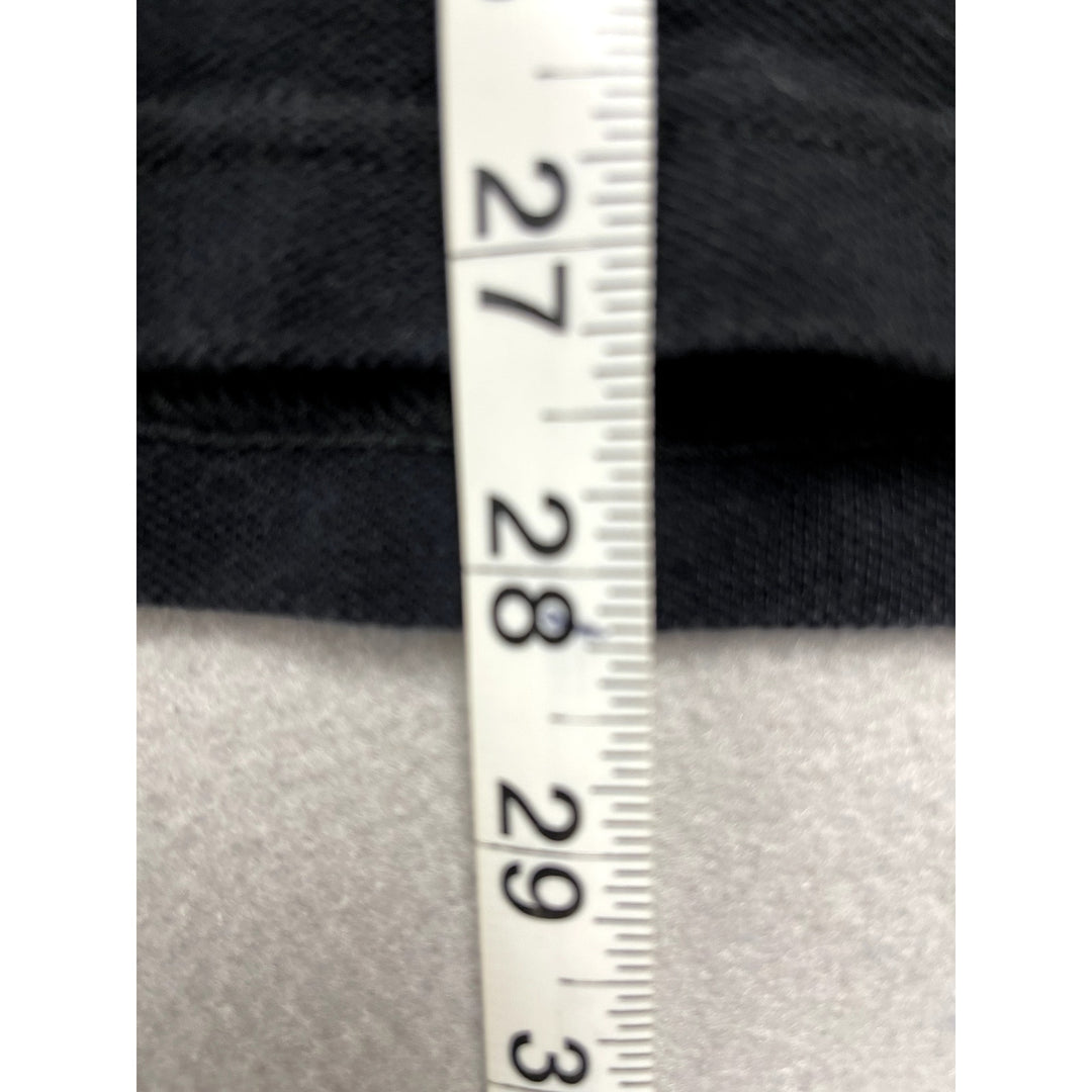 Y2K Avirex Men's Black Red Grey Polo Size Medium