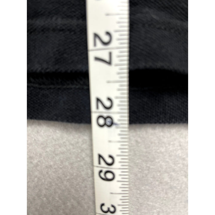 Y2K Avirex Men's Black Red Grey Polo Size Medium