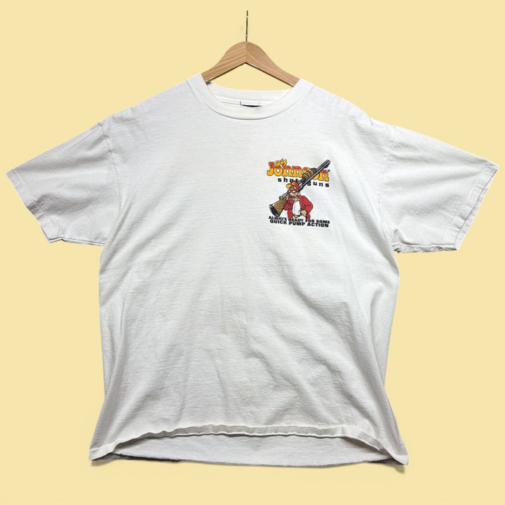 Vintage Big Johnson Shotguns 90s Funny T Shirt Size XL