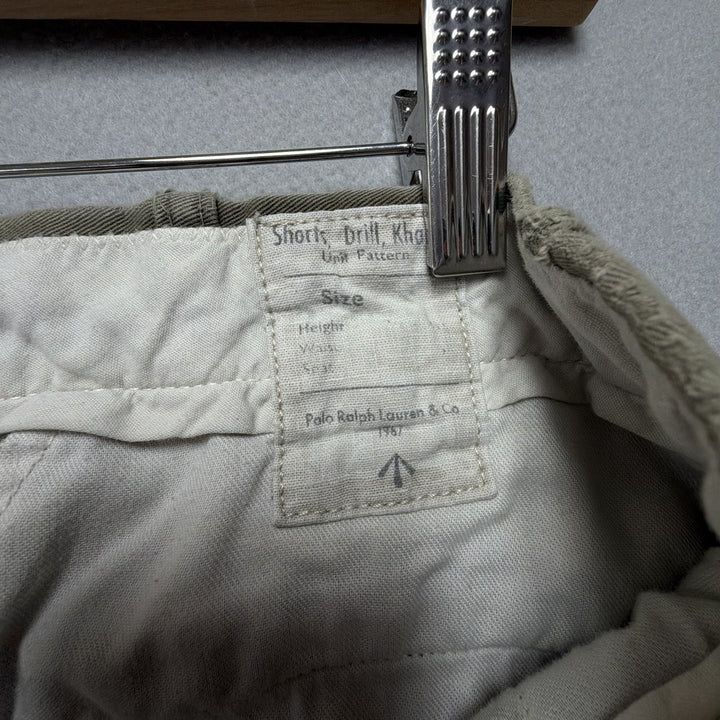 Polo Ralph Lauren japanese Kanji Military Style Men's Shorts Size 34