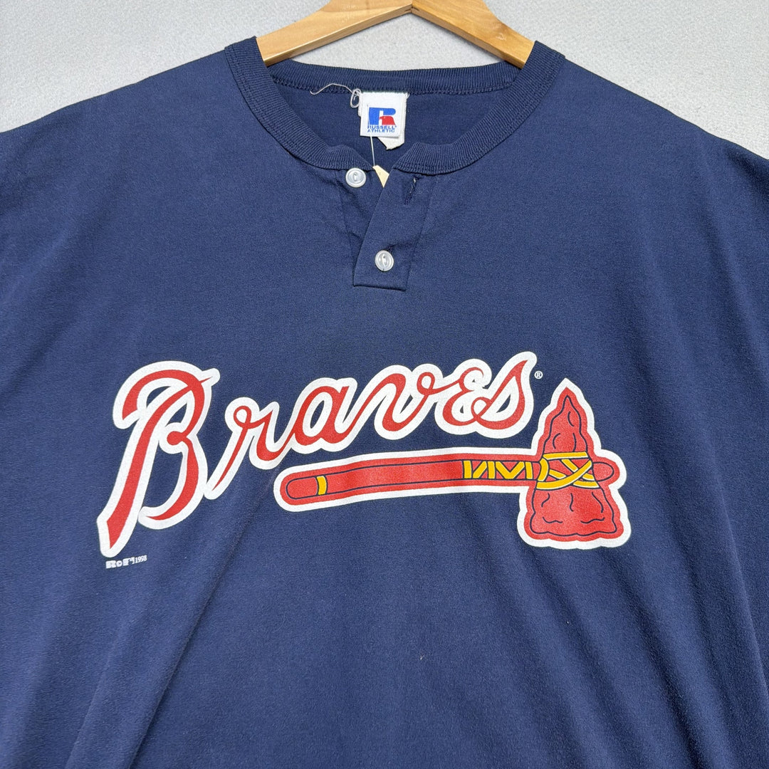 Vintage Atlanta Braves Russell Athletic T Shirt Size Large