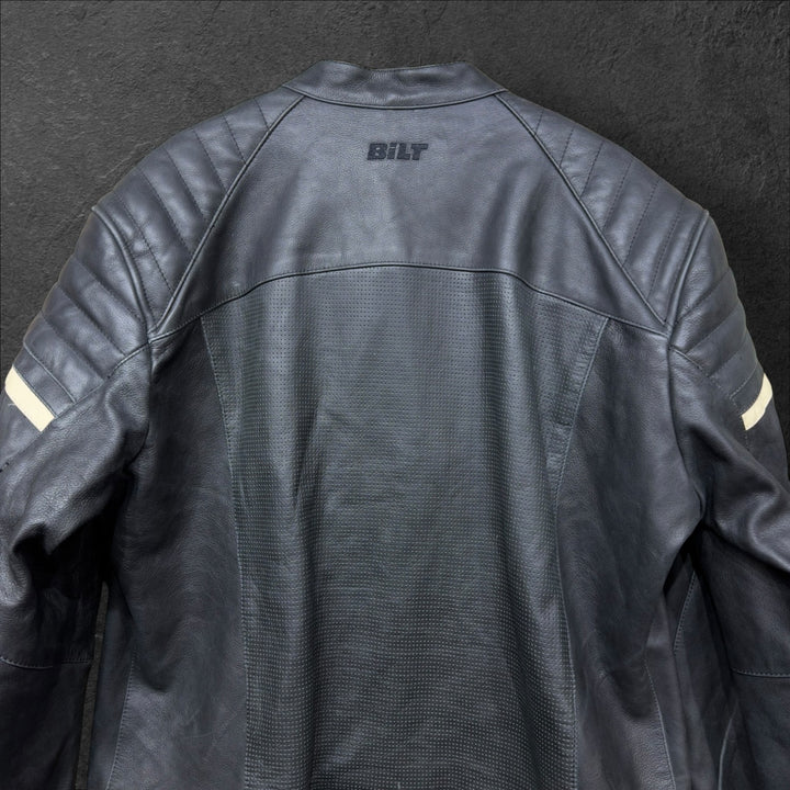 Vintage Custom Bilt 2000s Leather Moto Jacket Size 50