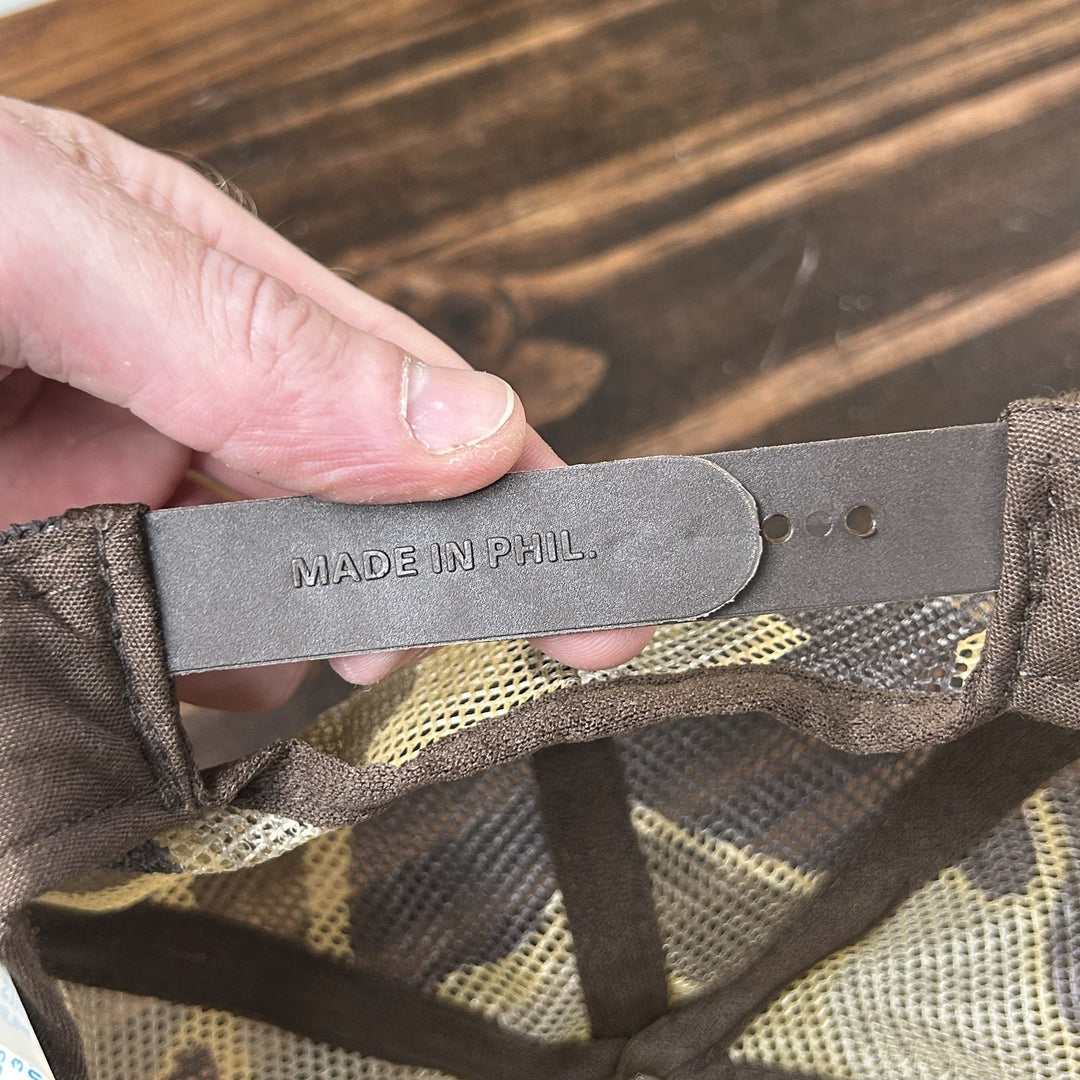 US Seal Vintage Camo Snapback Trucker Hat 80s