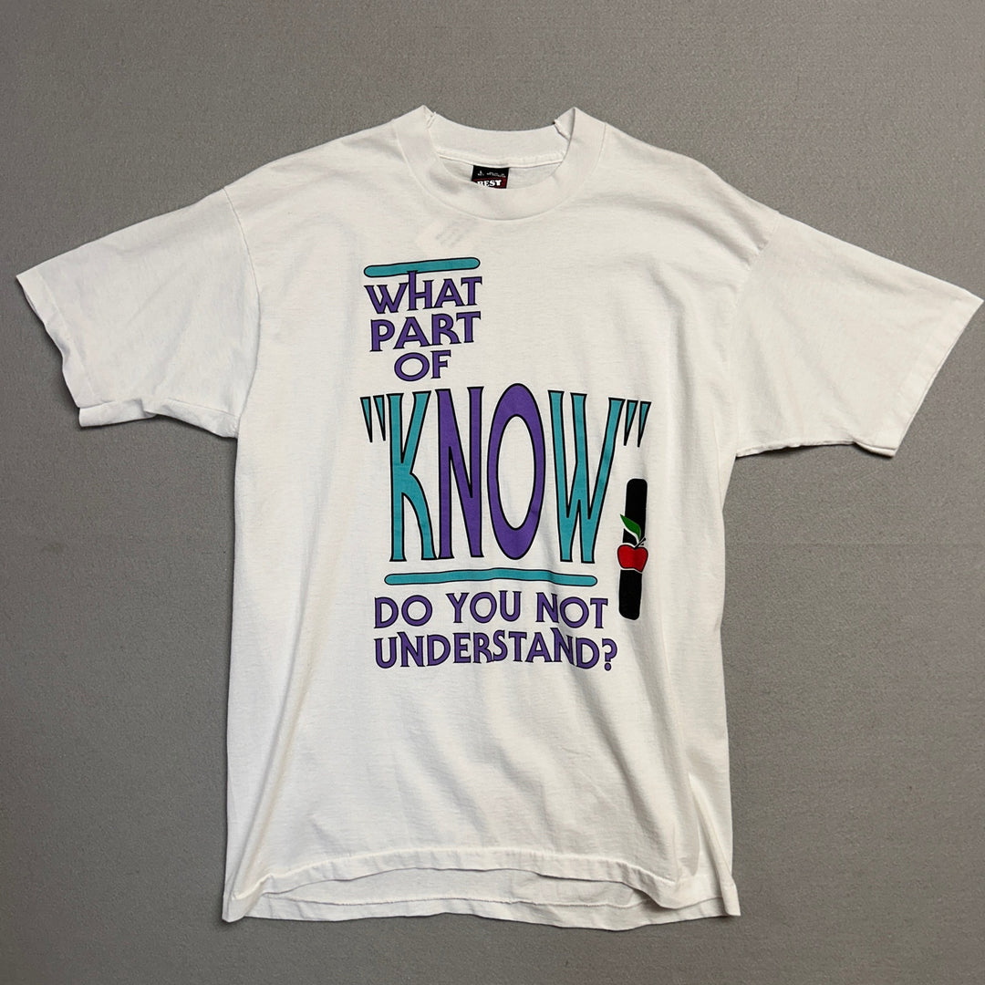 Vintage what part of no T Shirt Size Large