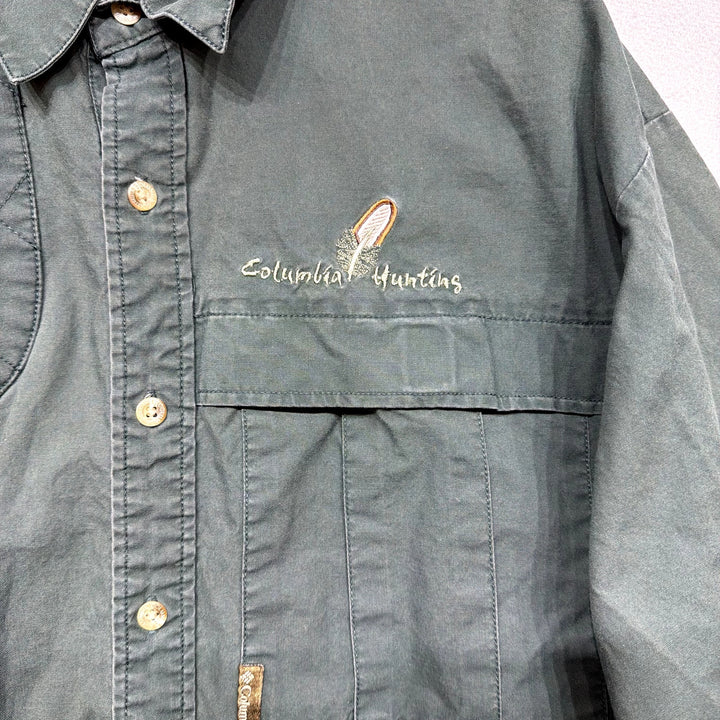 Vintage Columbia Hunting button Down Shirt Size Large