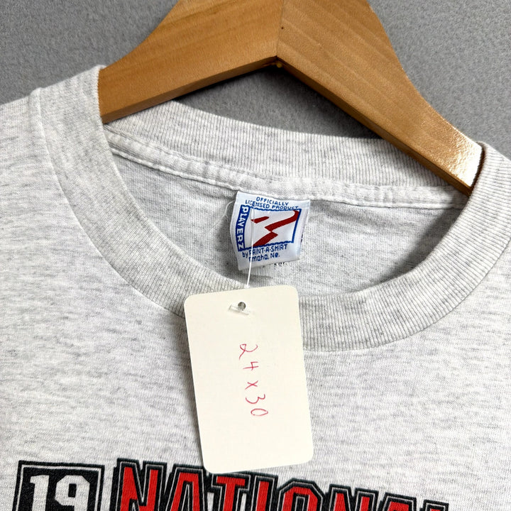 Vintage OU Sooners Baseball National Champions T Shirt Size XXL