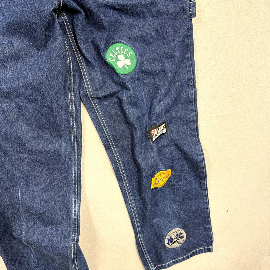 Vintage NBA Logo Jeans Size 34