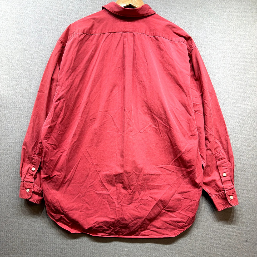 Vintage Polo Ralph Lauren Pink Big Shirt Size Large
