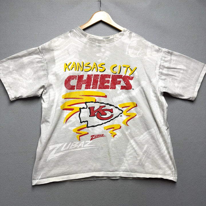 Vintage Kansas City Chiefs Zubaz T Shirt Size XL