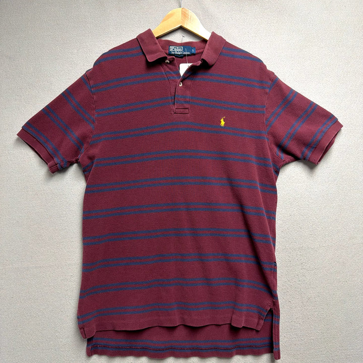 Vintage Polo Ralph Lauren Striped Polo Shirt Size Large