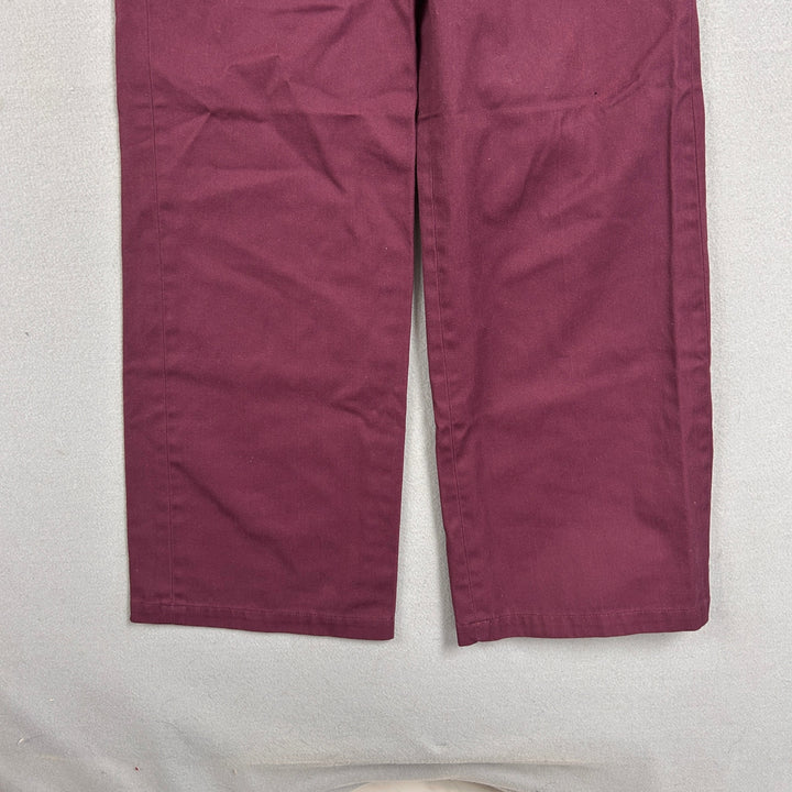 Dickies burgundy Work Pants Size 28