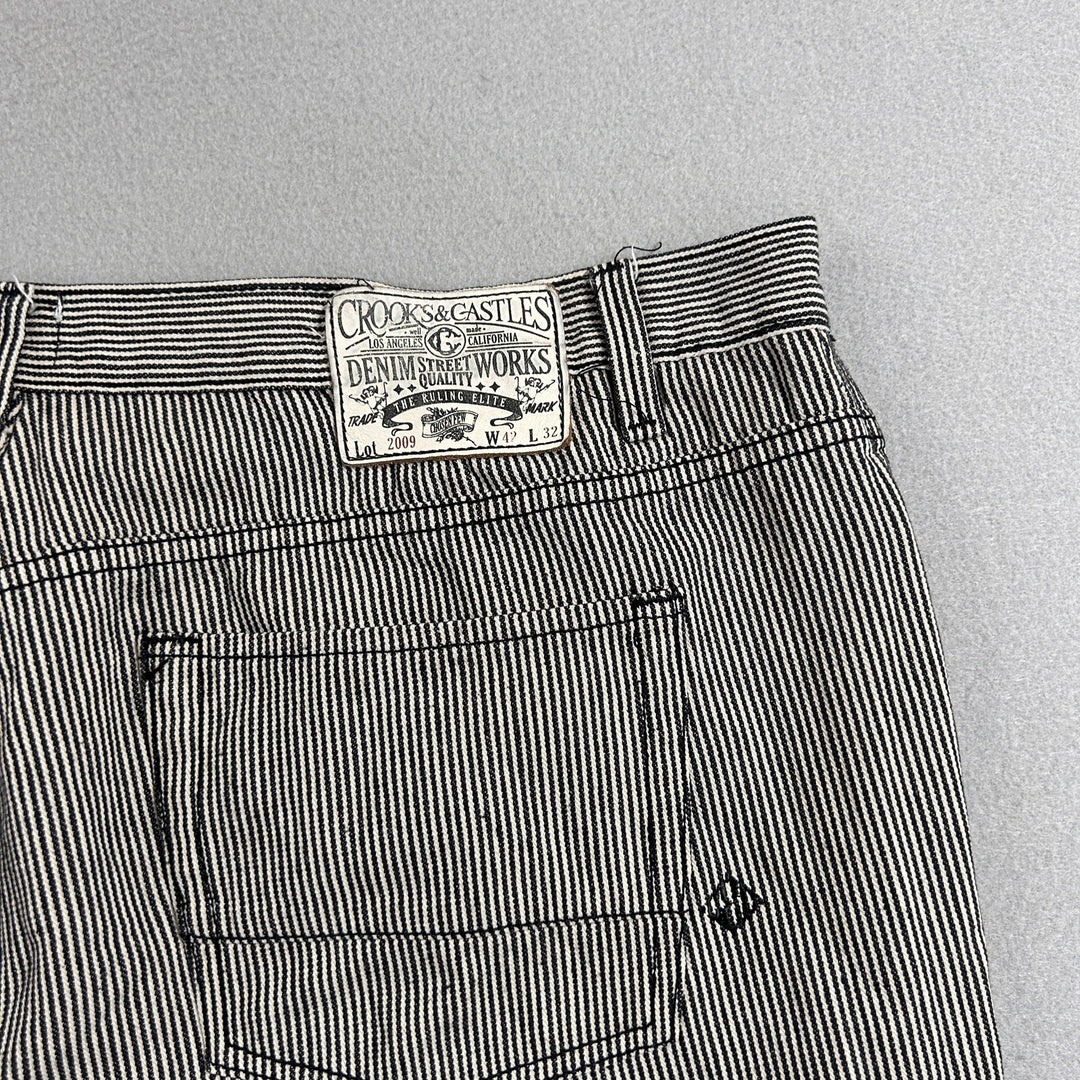 Crooks And Castles Striped Pants Size 40