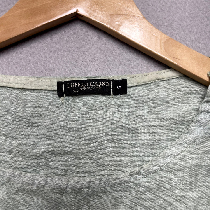 Lungo L'Arno Women's Light Green Tunic Top Small