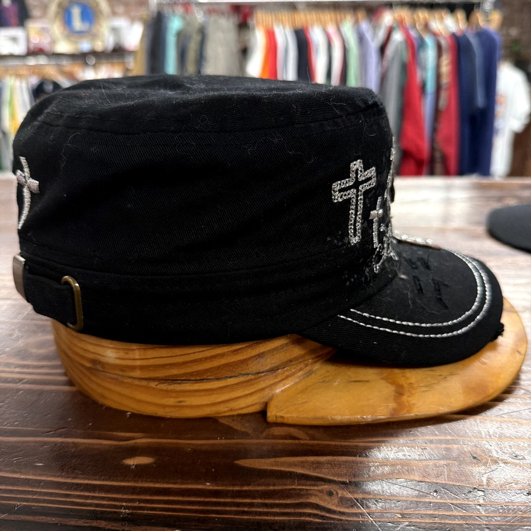 Vintage Y2K Cross Cadet Cap Hat