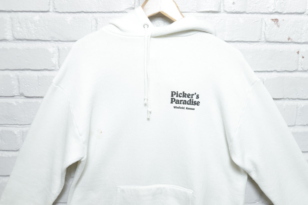 1986 Flat Pickin Championship Vintage Hoodie XL 80s