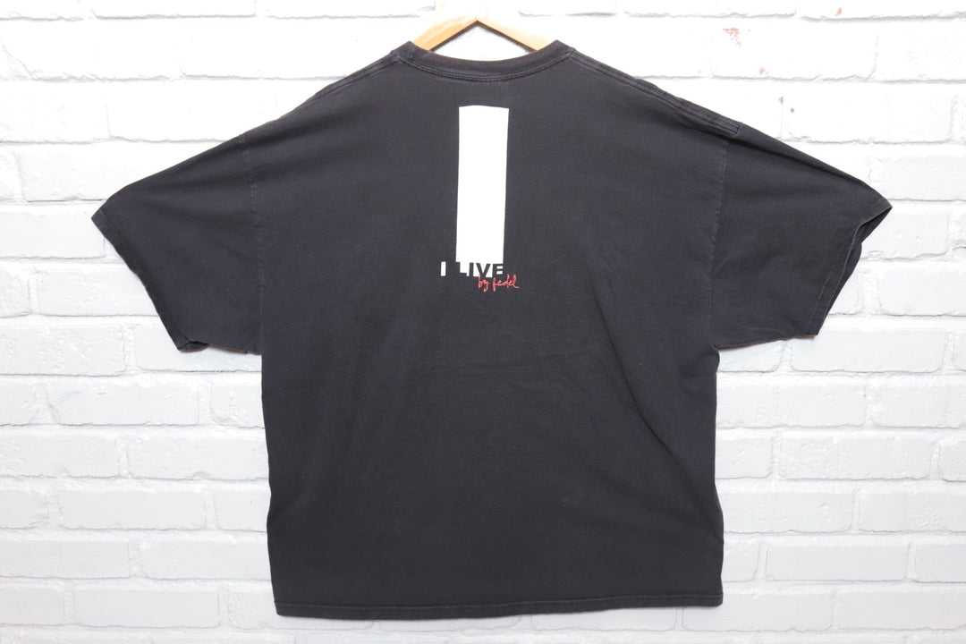 2000s Vintage I Live By Fedel T Shirt Size XXL