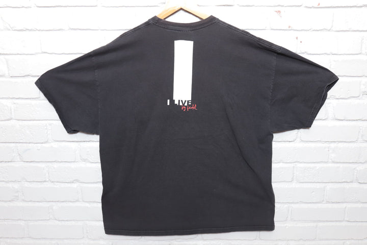 2000s Vintage I Live By Fedel T Shirt Size XXL
