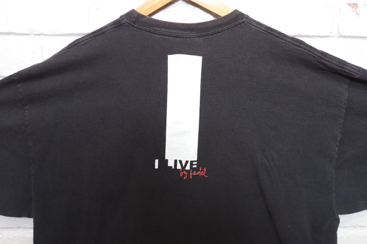 2000s Vintage I Live By Fedel T Shirt Size XXL