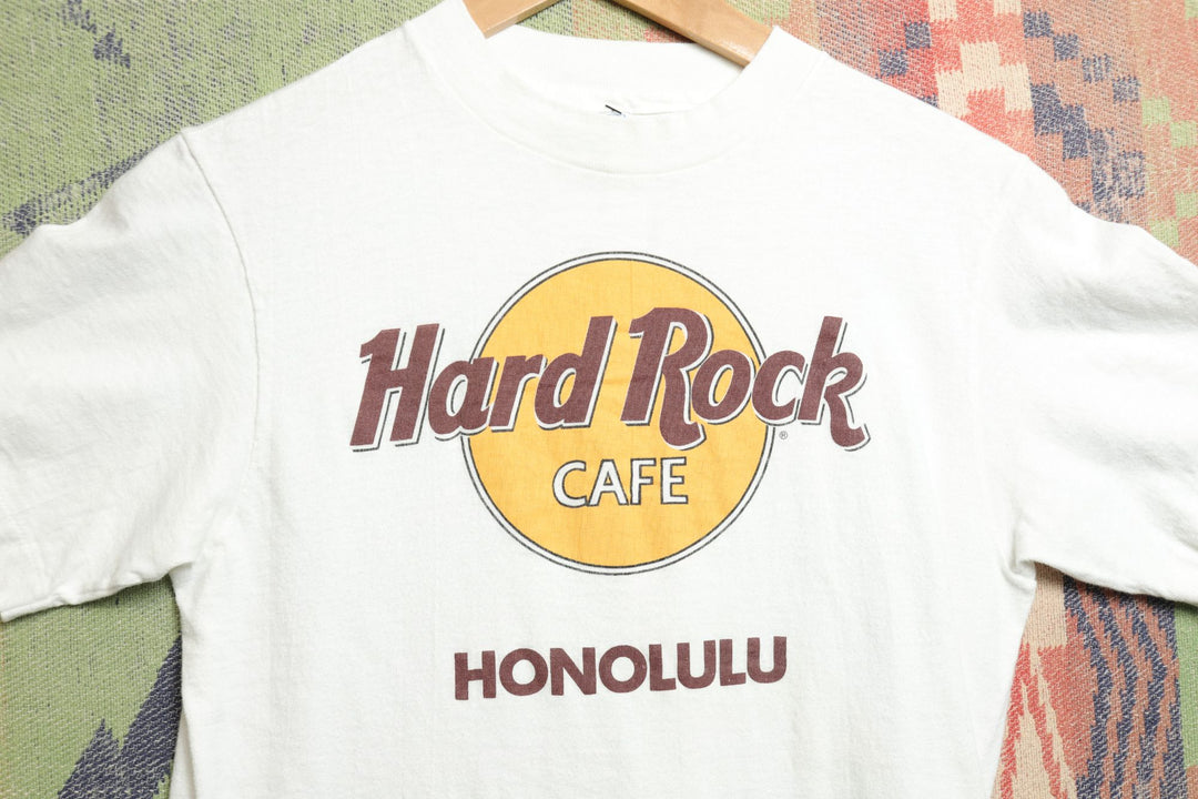 Hard Rock Cafe Honolulu Vintage T Shirt Small 80s