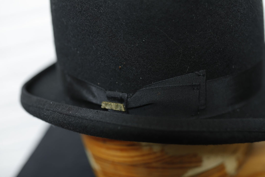 Scala Vintage Wool Derby Hat Medium
