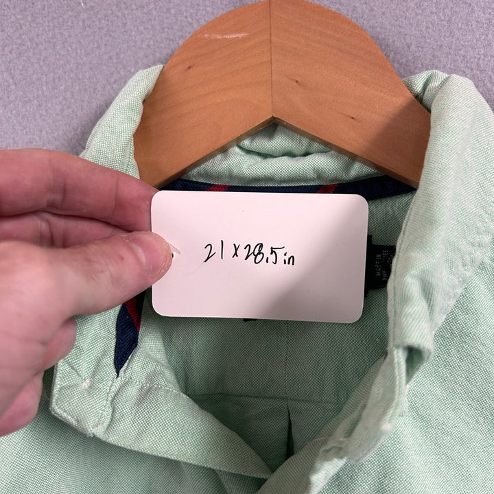 Vintage Polo Ralph Lauren Green Classic Fit Button Down Shirt Size Small