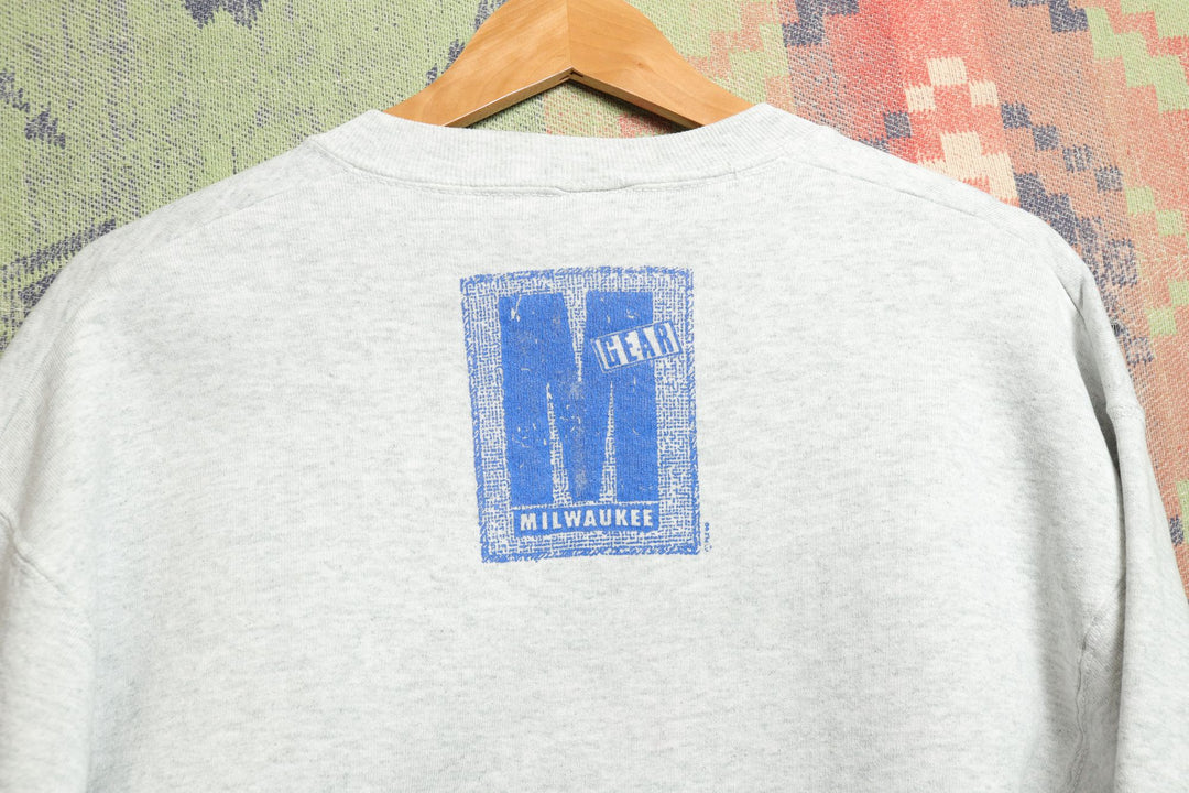 Milwaukee City of Festivals Vintage Sweatshirt Large 90s