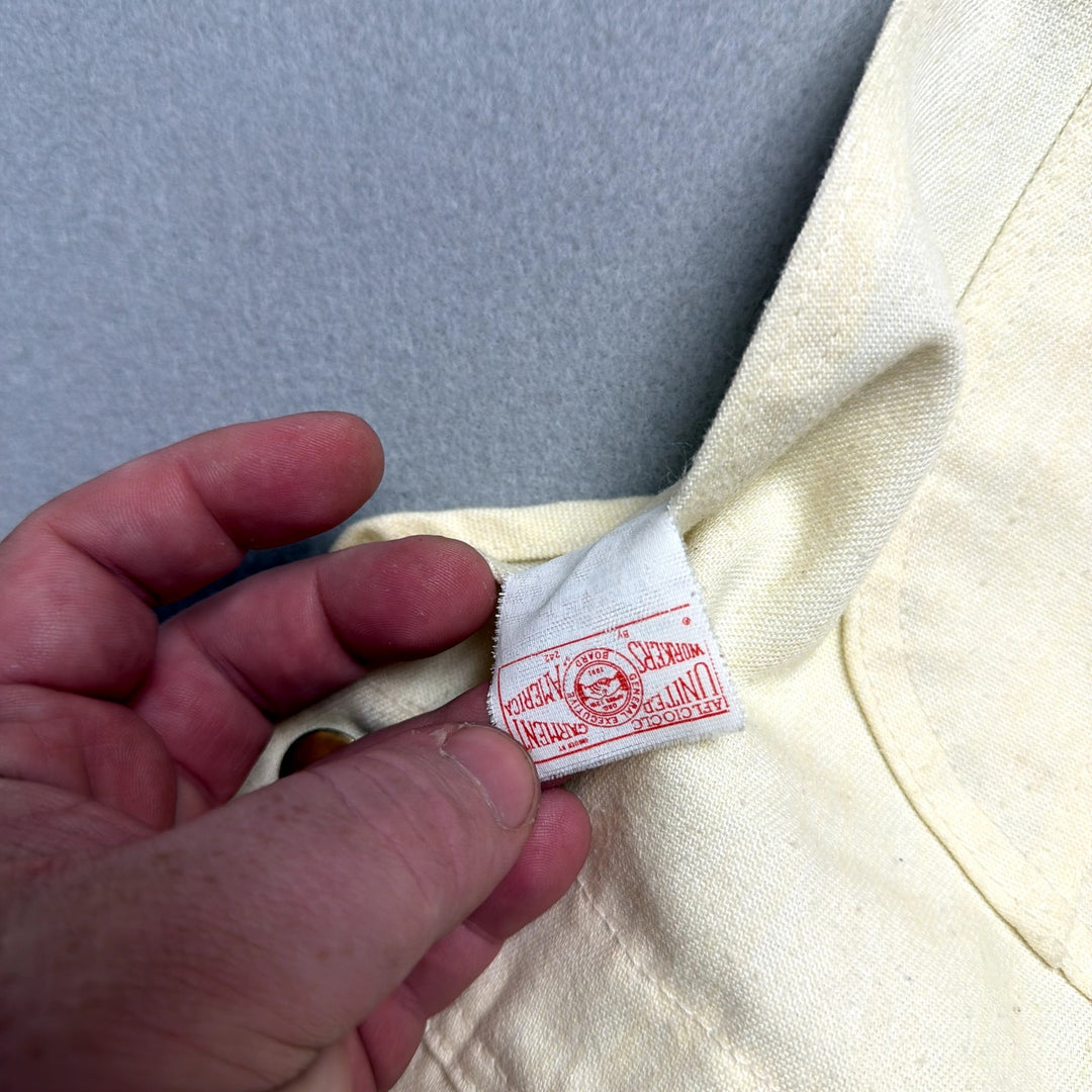 Vintage Sears Toughskins Union Made Painters Overalls Size 34