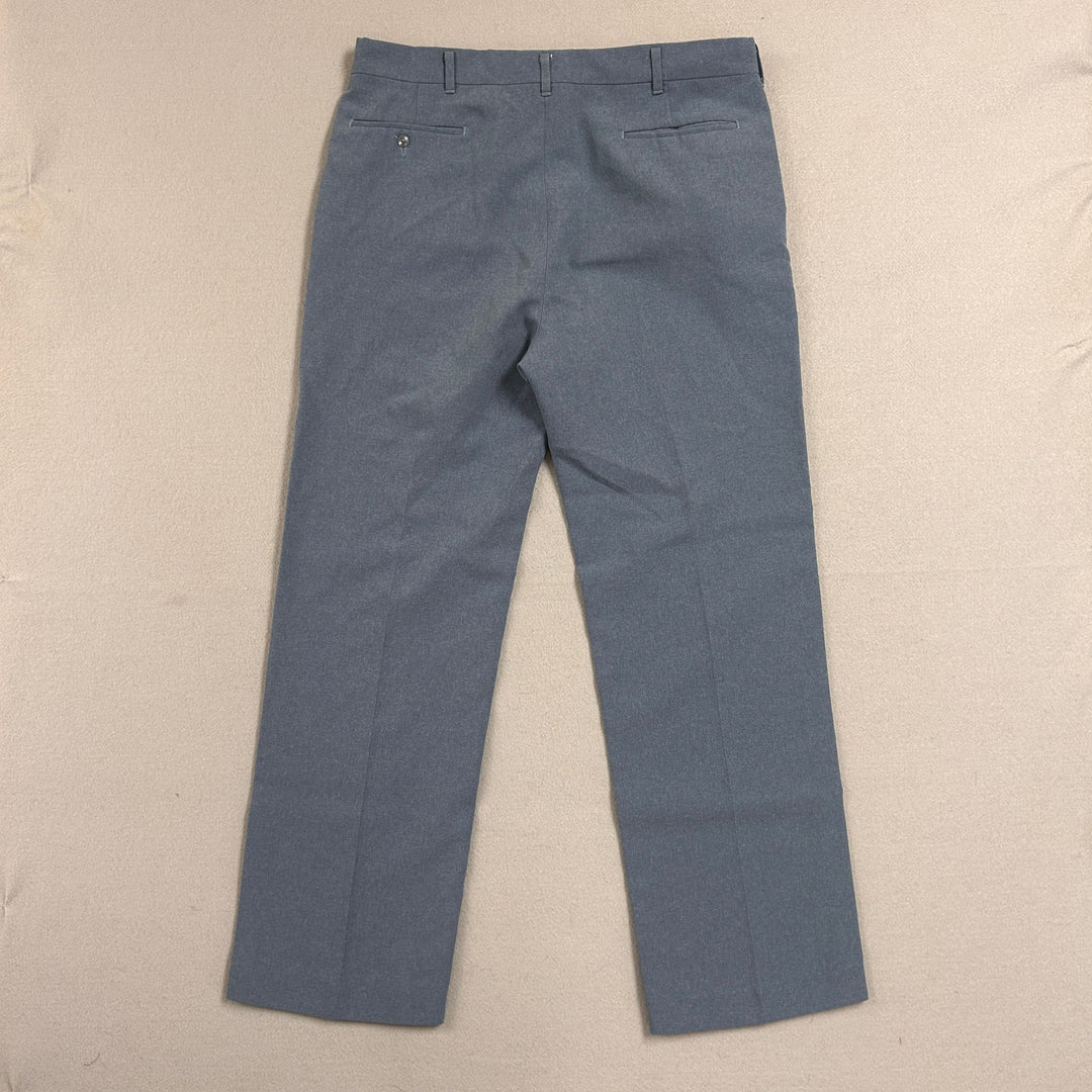 Vintage Haggar Polyester Gray Pants Size 36