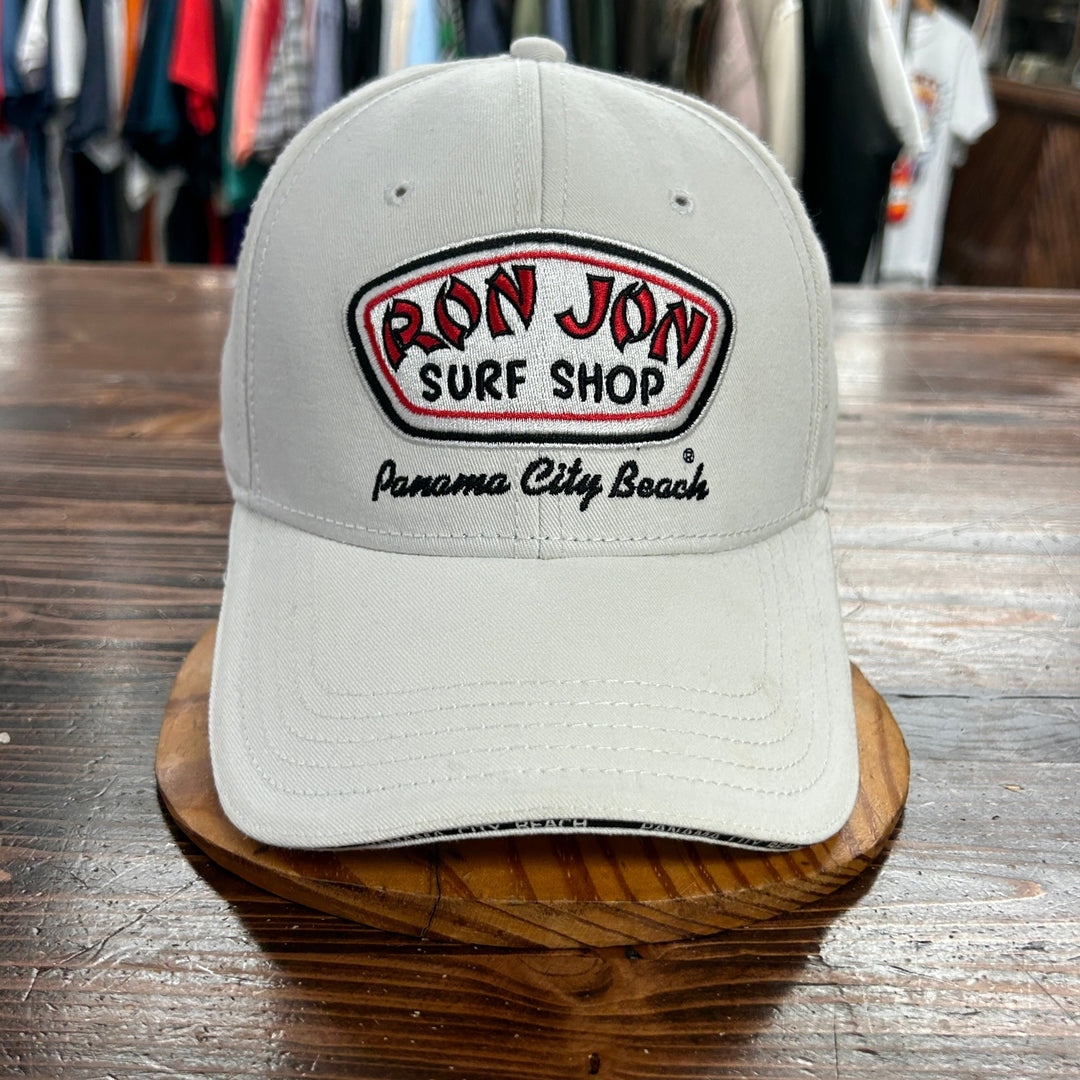 Y2K Ron Jon Surf Shop Hat Panama City White Strapback