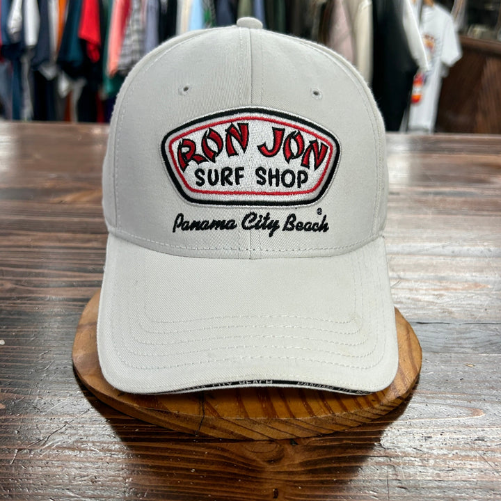 Y2K Ron Jon Surf Shop Hat Panama City White Strapback