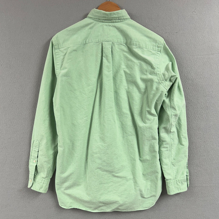 Vintage Polo Ralph Lauren Green Classic Fit Button Down Shirt Size Small