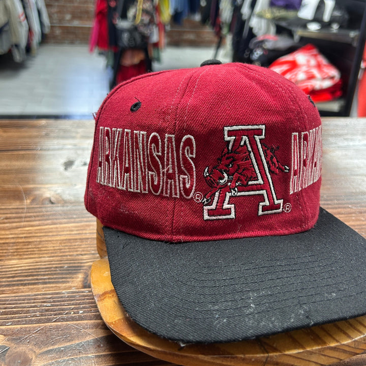Vintage Arkansas Razorbacks Starter Snapback Hat