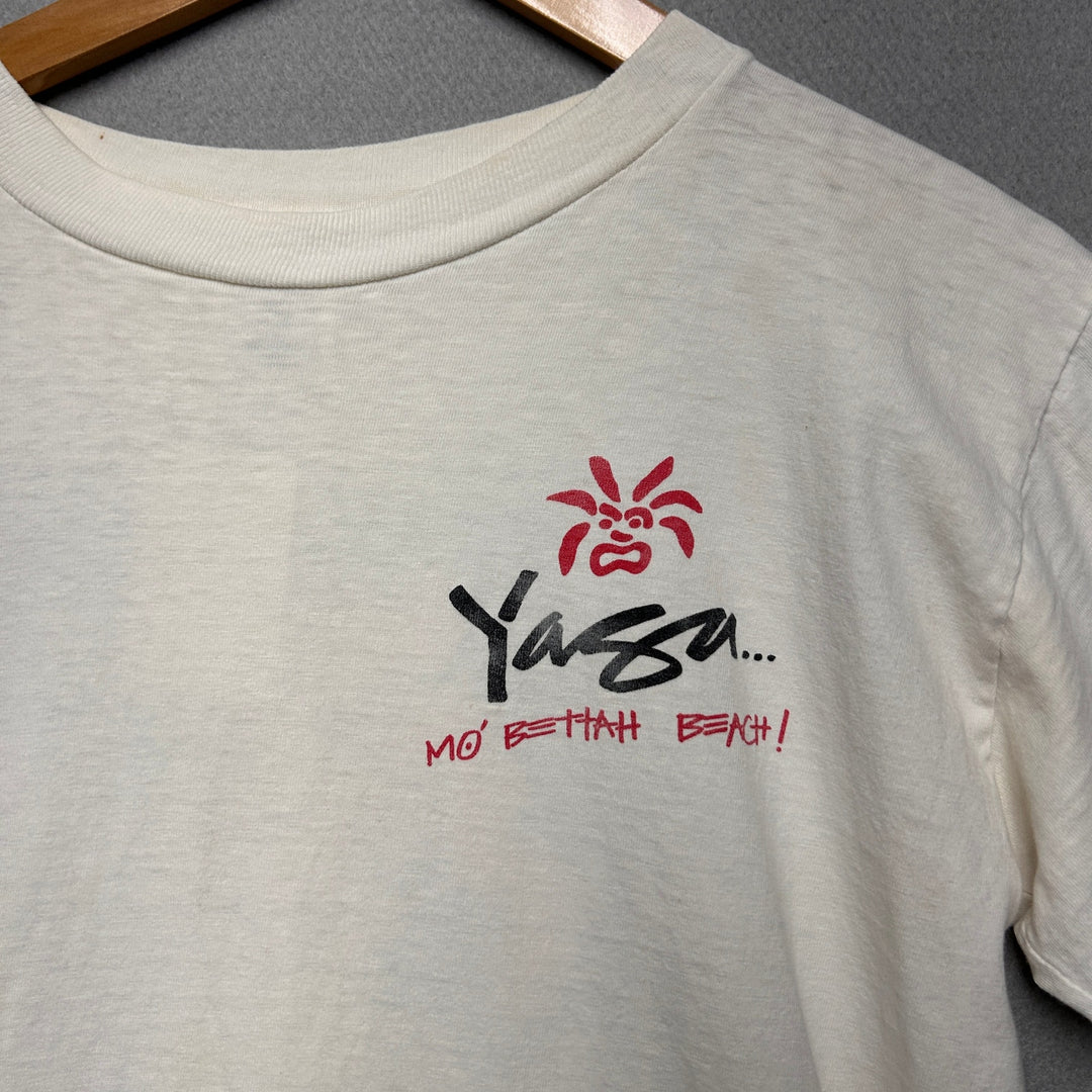 Vintage Yaga Rastafarian Surf T Shirt Size Large