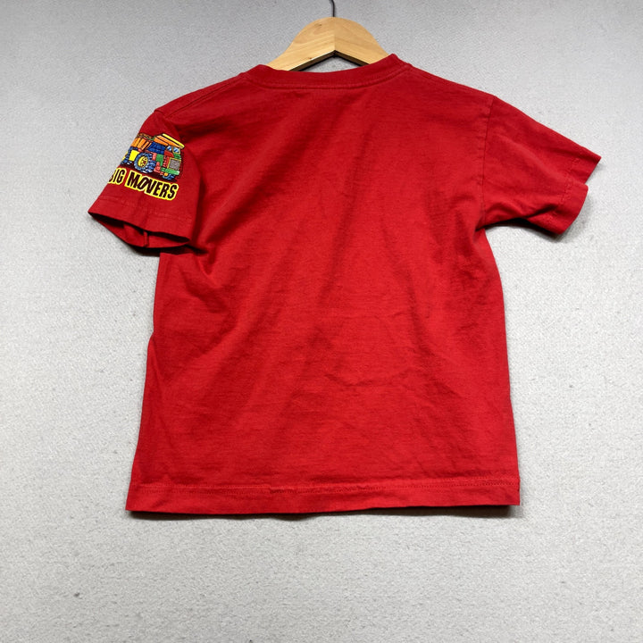 Vintage Kids Backhoe Big Movers T Shirt Size 6/7