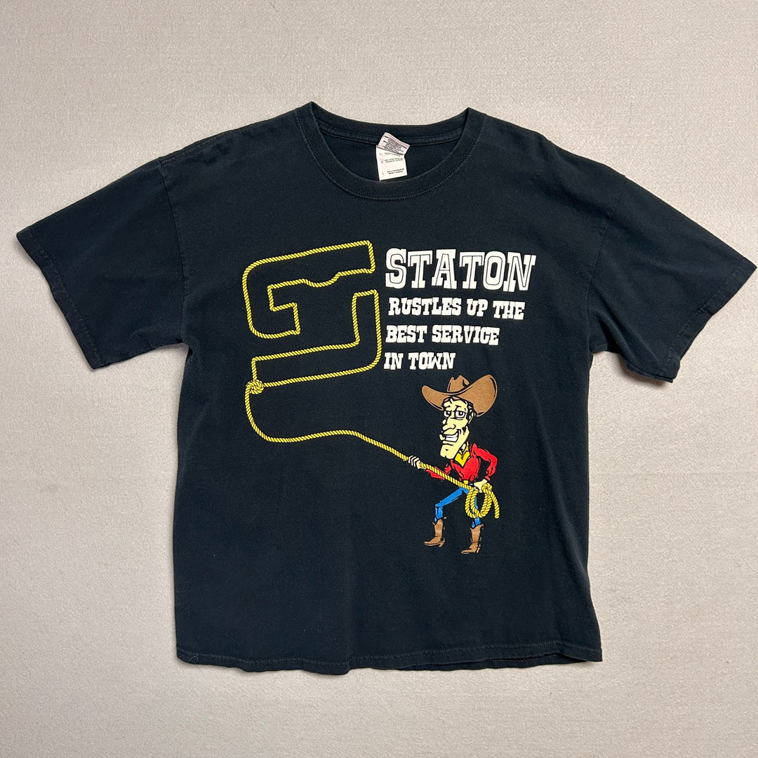 Vintage Staton Cowboy  T Shirt Size Large