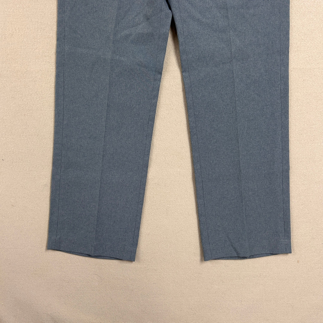 Vintage Haggar Polyester Gray Pants Size 36
