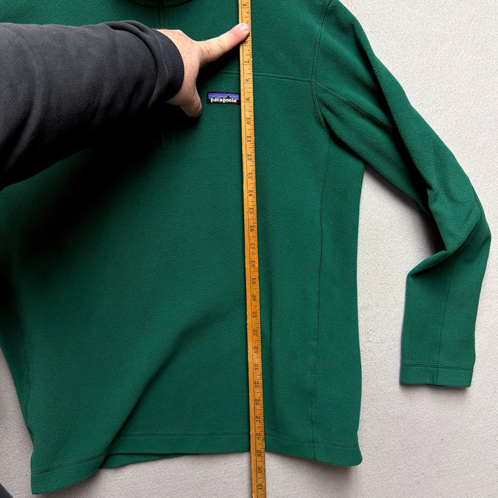 Patagonia Men's Green Quarter Zip Sweatshirt Size Large