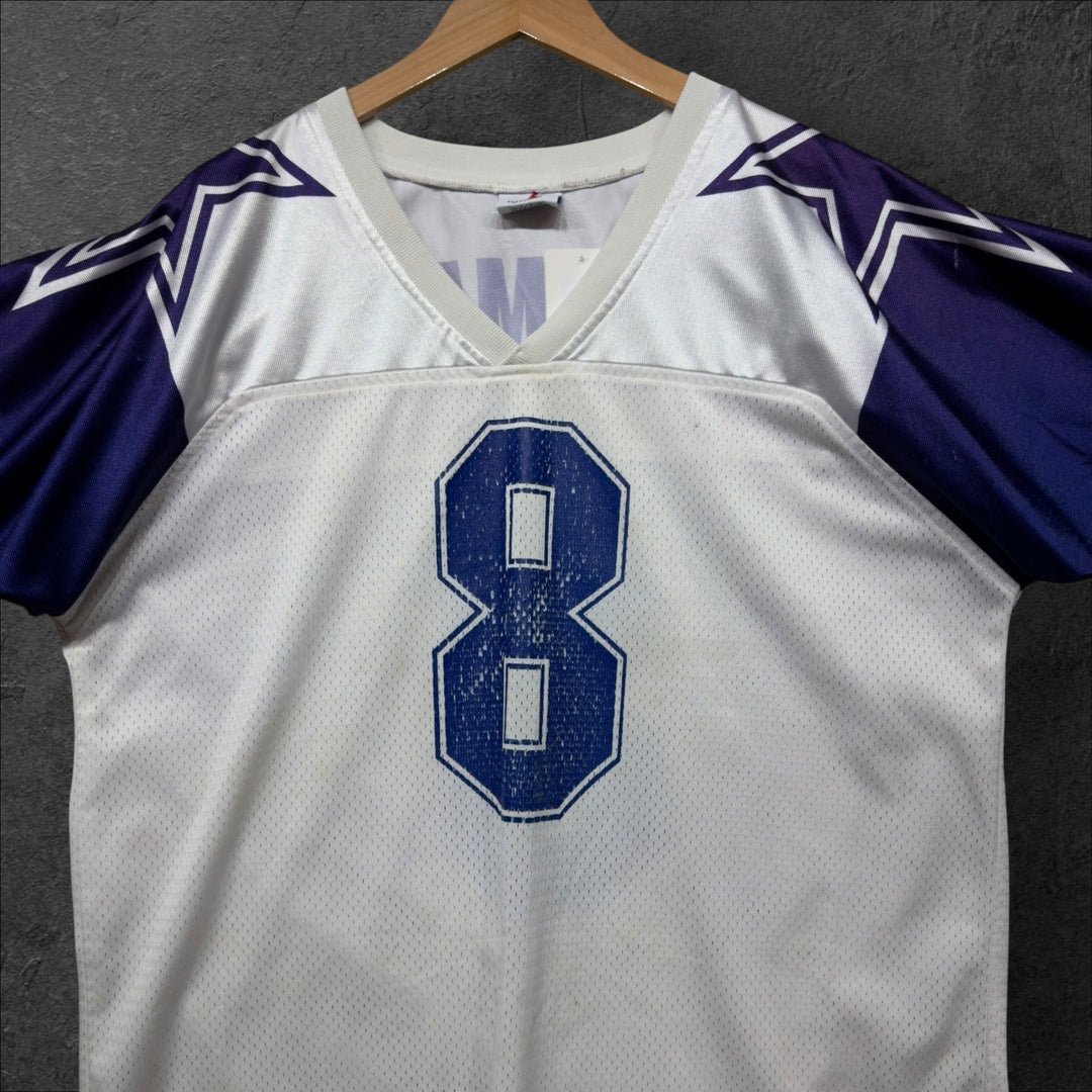 Vintage Dallas Cowboys Troy Aikman 90s Apex One Jersey Size Large