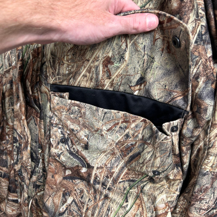 Mossy Oak Duck Blind Camo Jacket size Large